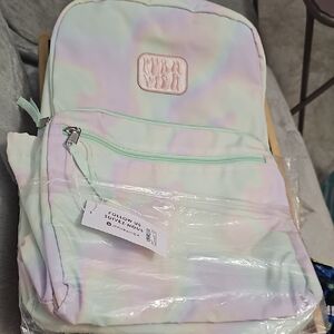 Pura Vida Pastel Multicolor Tie-Dye Backpack